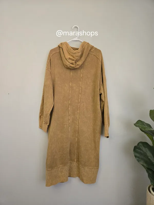 Free People Movement Spur Of The Moment Solid Hoodie Dress - Image 6