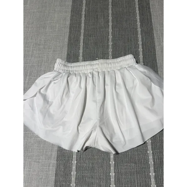 Nfinity White Cheer Shorts Double Layer Athletic Skort Womens 2XS Crown Logo - Image 5