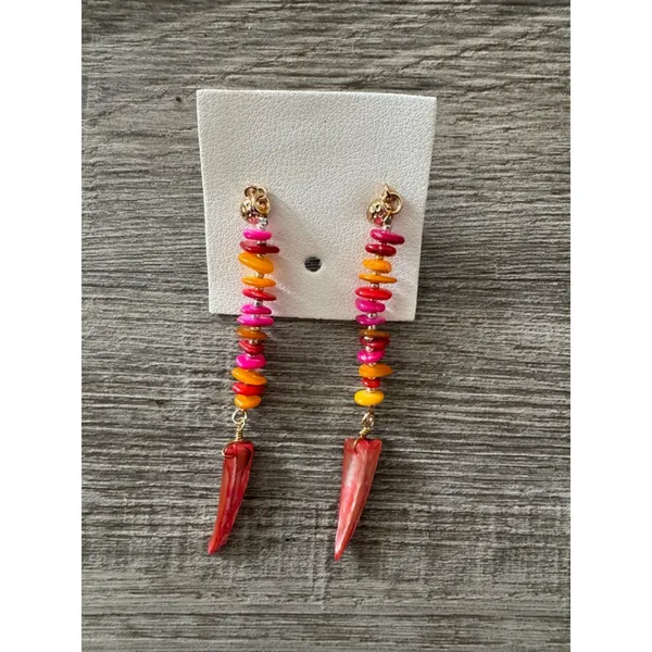 Free People ARIANA OST Sira Dangle Earrings NWT Boho - Image 2