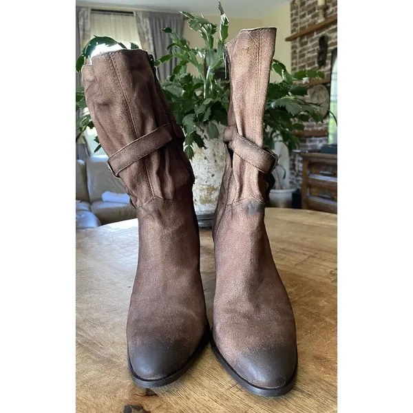 DIBA TRUE WOMEN'S WILL TON WESTERN BOOTS - ROUND TOE ZIPPER Size 8 - Image 2