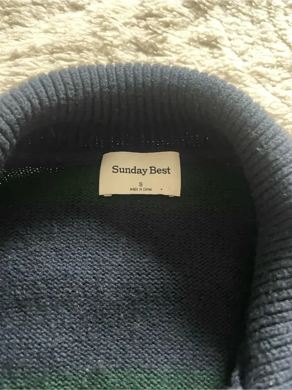 Aritzia Lottie Sweater Scarab/Admiral - Image 5