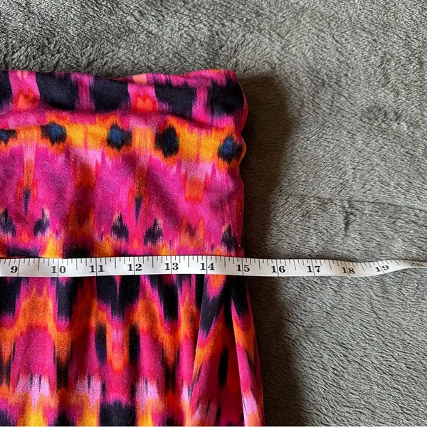 Cynthia Rowley Multicolor Strapless Cover Up Maxi Dress | Women’s Size‎ Large - Image 5