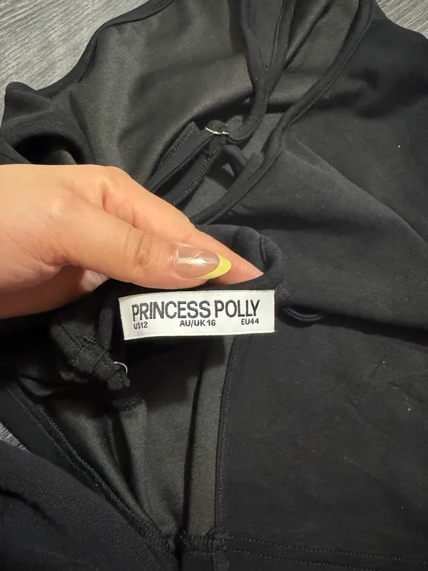 Princess Polly Tank Top Black - Image 3