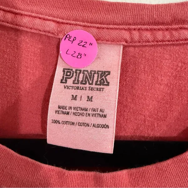 PINK by Victorias Secret Graphic Women’s T-Shirt Size Medium - Image 2