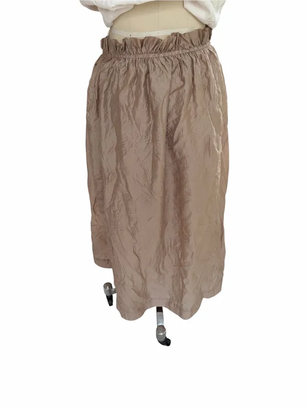 J Crew Crinkle Maxi skirt size small - Image 5