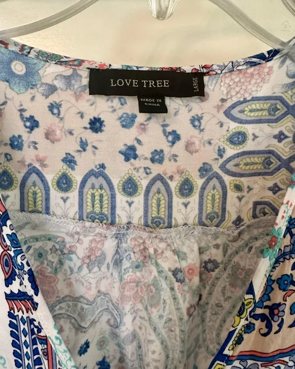 Love Tree Adorable Colorful Romper! Perfect Condition 🤍💙 - Image 5