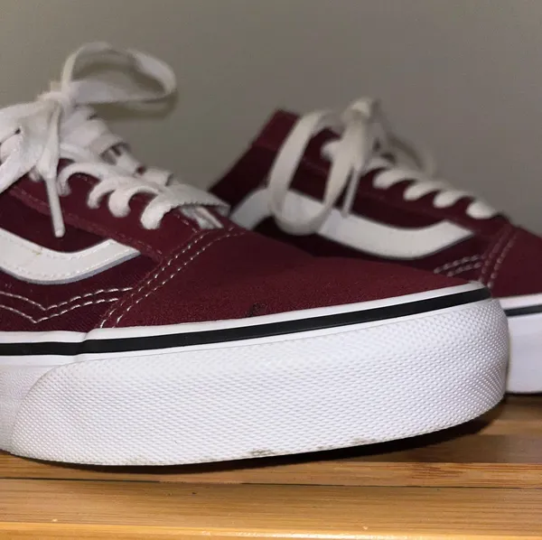 Vans Old Skool Shoes - Maroon - Image 9