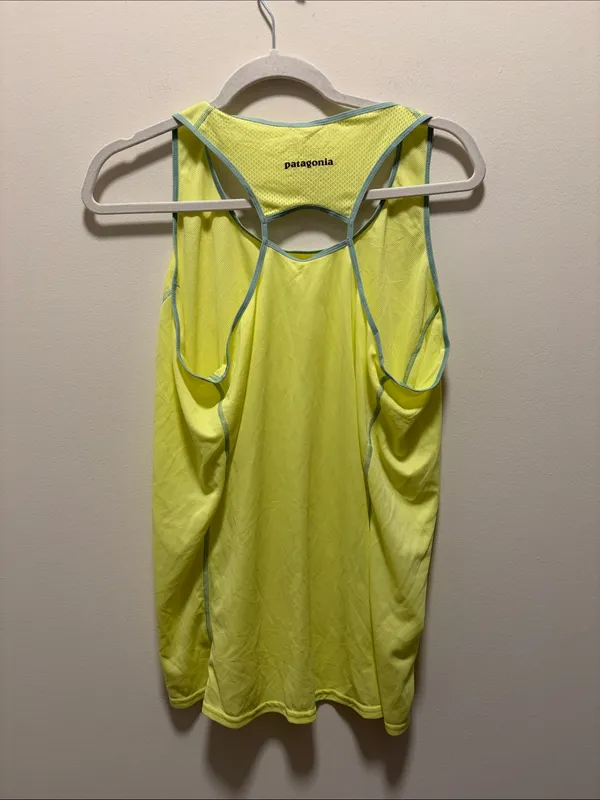 Patagonia Neon Yellow Racerback Active Tank XL - Image 4