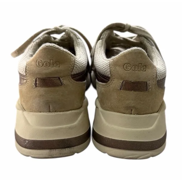 Gola Classics Women's‎ Eclipse Mode Sneakers Wheat/Oat/Bronze Size 8 Tan - Image 4