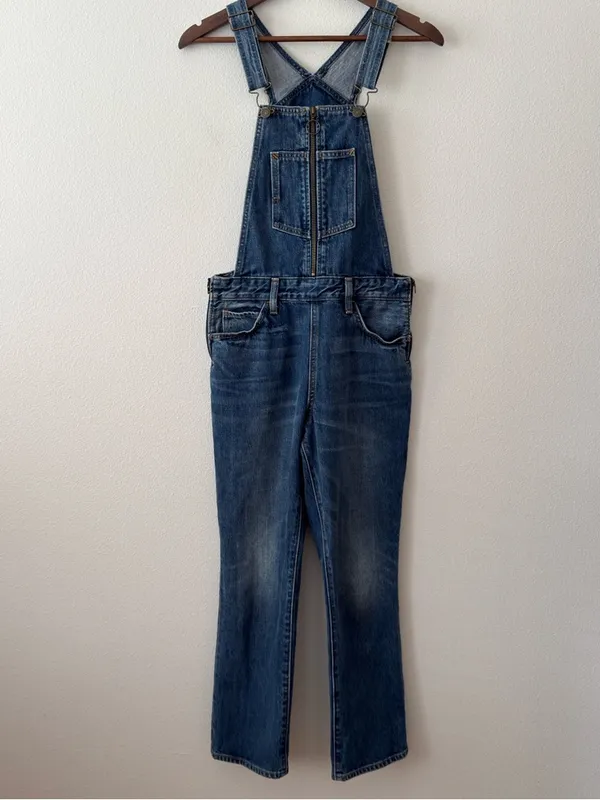 Levi’s Orange Tab Front Zip Overalls 28 - Image 6