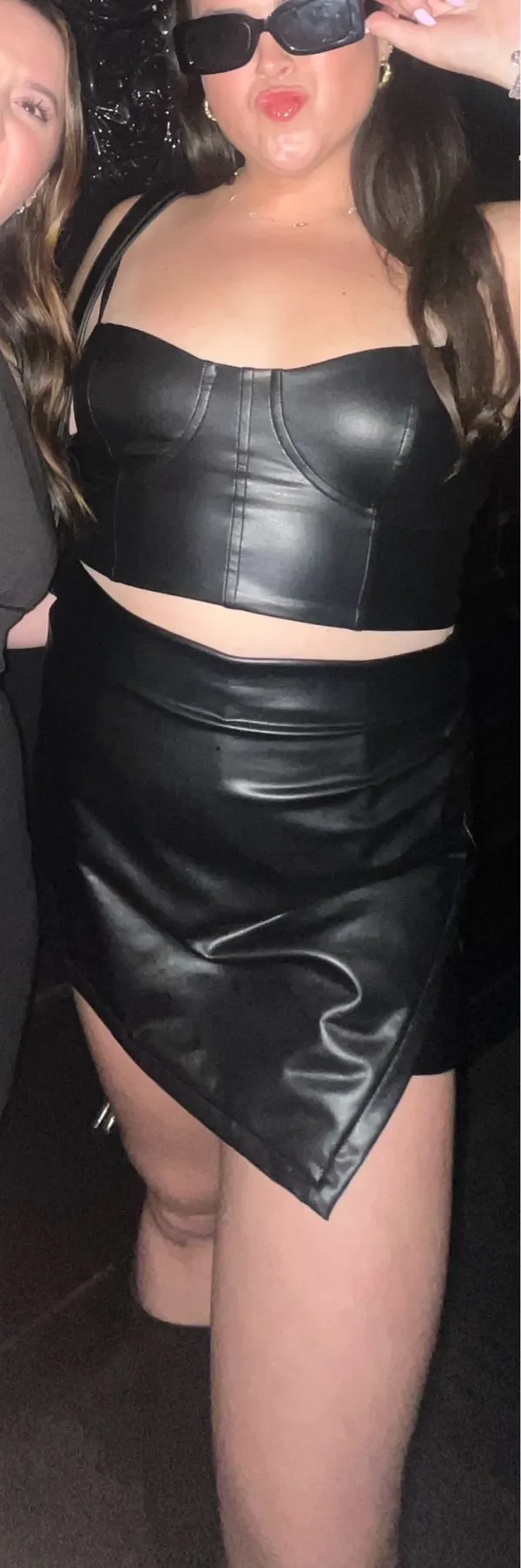Amazon Black leather skort - Image 5
