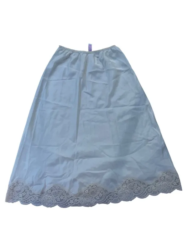 Vintage Lady Lynne Half Slip W/Lace Hem Nylon Blend Made In USA Size Small 21q - Image 9