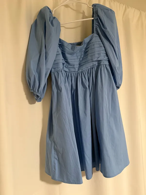 Abercrombie Puff Sleeve Mini Dress - Image 3