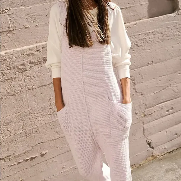 Free People Beach Hailee Sweater Jumper Size XS - Lilac - Image 2