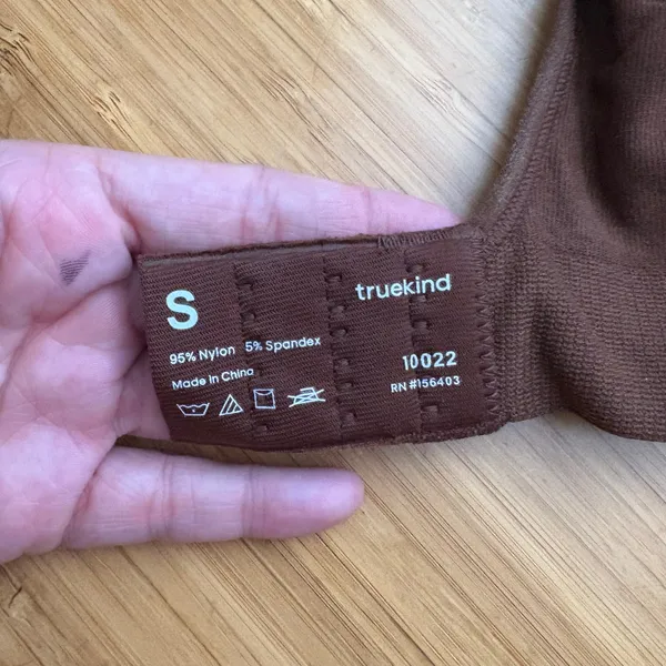 Shapermint Truekind Small Brown Daily Comfort Wireless Shaper Bra 10022 Extender - Image 7