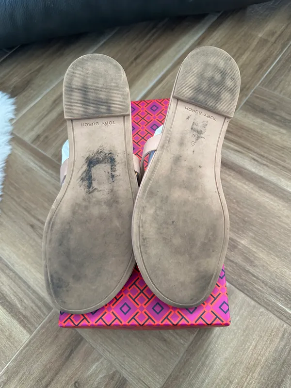 Tory Burch Miller Soft Sandals Light Size 9 - Image 7