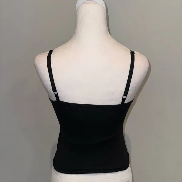 White Fox Black Tank Top - Image 2