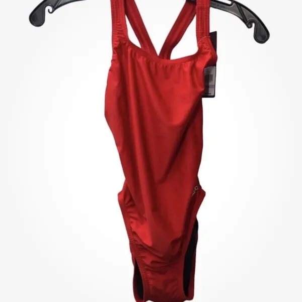 NEW! Speedo One Piece Women's Pro LT Swimsuit 8/34 Team Red. - Image 2