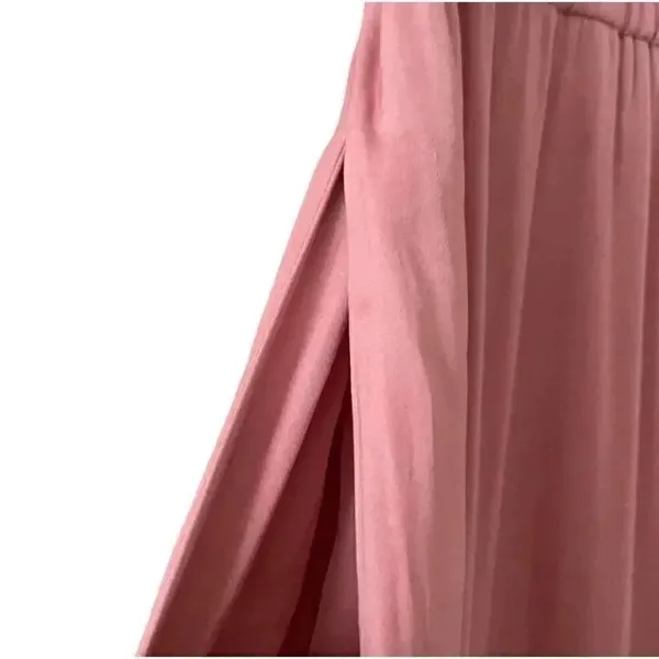 Zara Burnt Orange Pink Coral High Waisted Pull On Casual Y2K Lounge SZ S #1693 - Image 5
