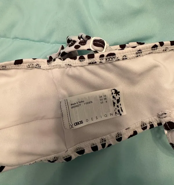 ASOS Black & White Bikini Set - Image 8