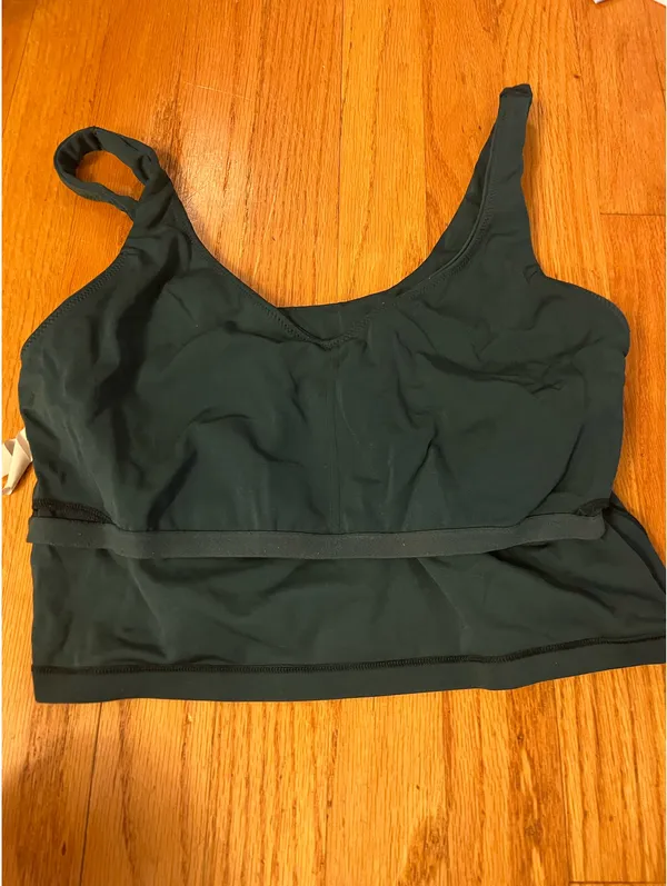 Hunter green offline by aerie sports bra - Image 3