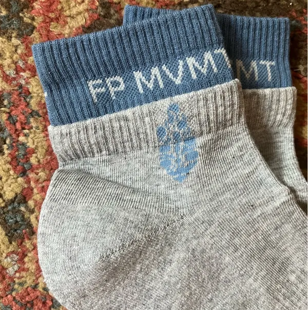 NWT FP movement logo ankle socks - Image 3