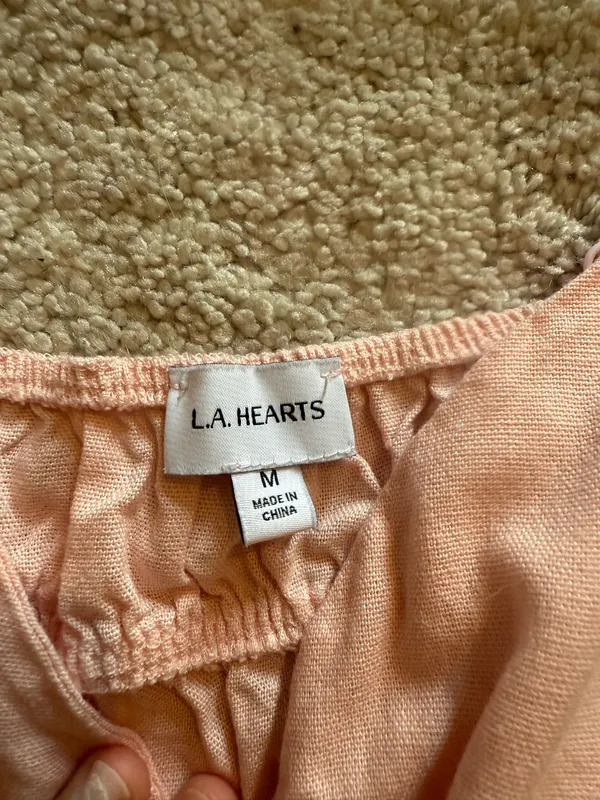 PacSun Top Tank Crop Pink - Image 3