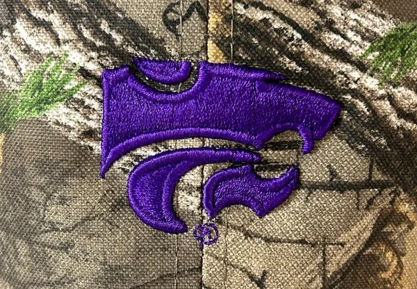 National Collegiate Athletic Association Kansas State Wildcats Realtree Mossy Woodland Camo Mesh Strap Back Hat Cap - Image 2