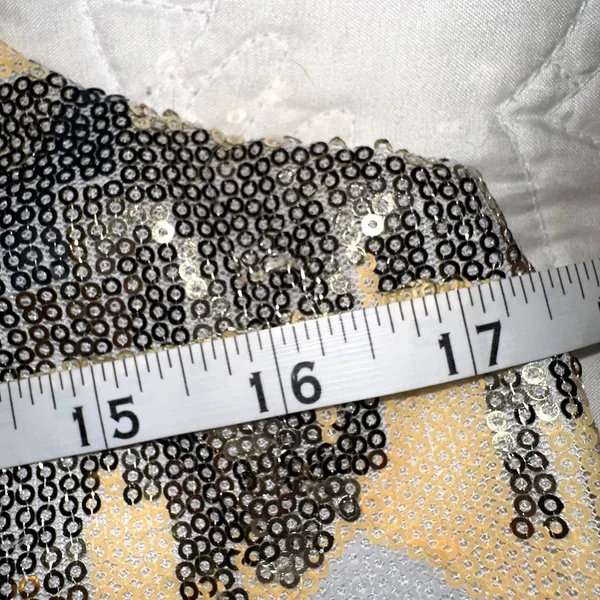 Daytrip Sequin Razor Back Shear Tank Top SIze Medium - Image 6