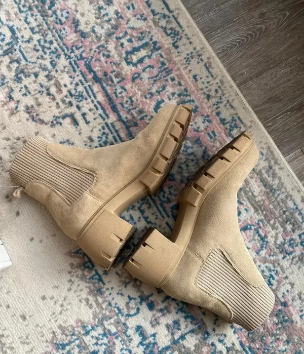 Steve Madden Hayle Suede Leather Chunky Boots - Image 9