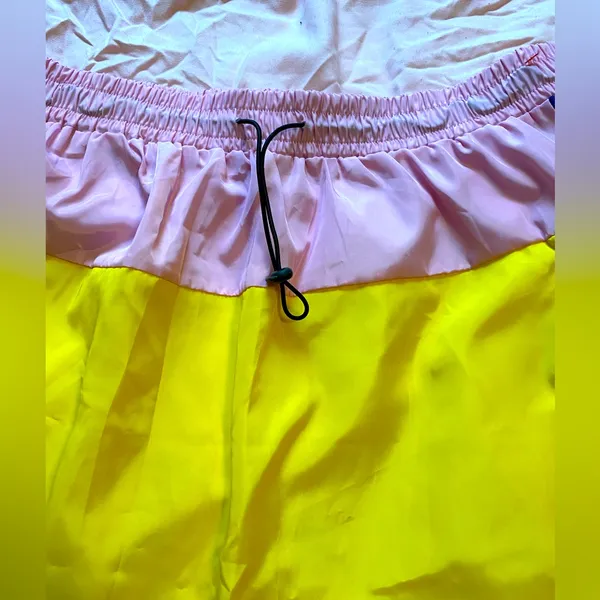 Large Lightweight Windbreaker Skirt Only Yellow - Image 4