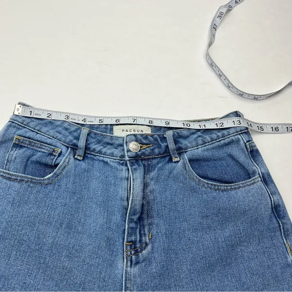 Pacsun Mom Jean Size 26 Womens Denim Blue Five Pockets 90s 80s High Waist‎ *FLAW - Image 7
