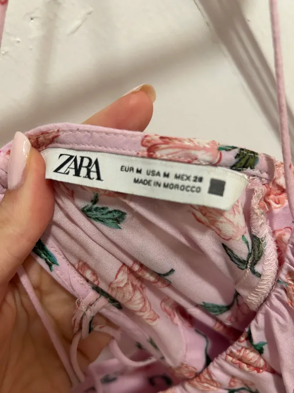 ZARA Midi Floral Dress - Image 4