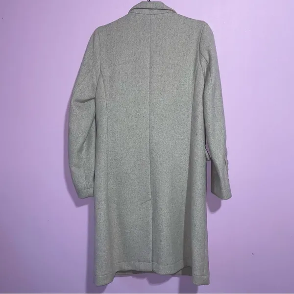 Lulus Brisk Elegance Light Beige Double-Breasted Coat Women Size XS Wool Blend - Image 7