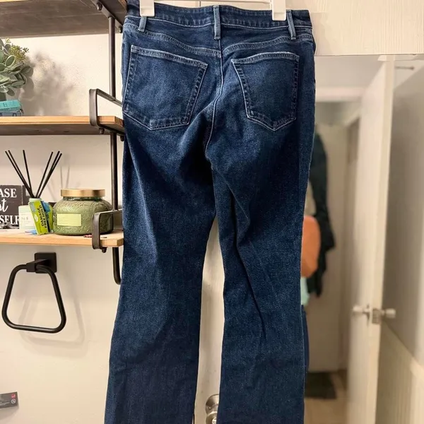 Loft Women's Navy and Blue Jeans - Image 4