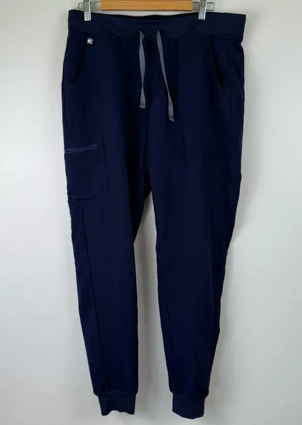 Figs Size Large Tall Zamora Jogger Scrub Pants W18SW2005T Navy PO 1667 - Image 2