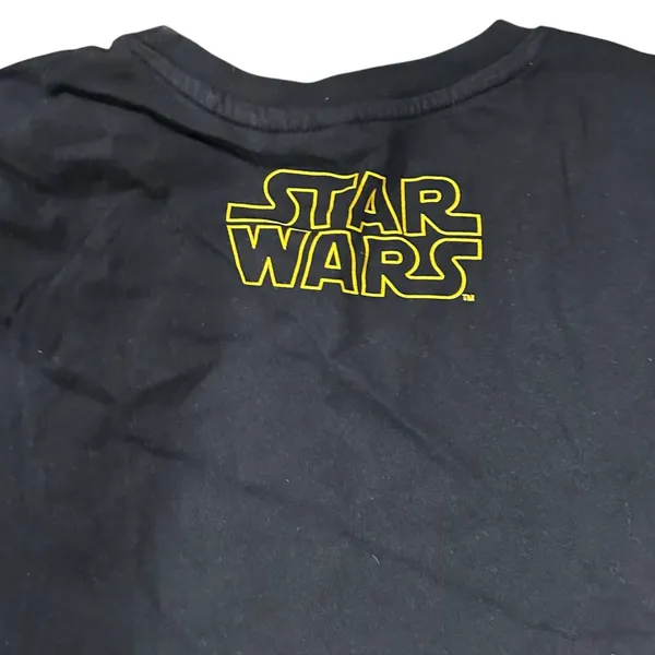 Divided Star Wars Graphic T- Shirt Small Black Cotton Luke Darth Vader Movie - Image 4
