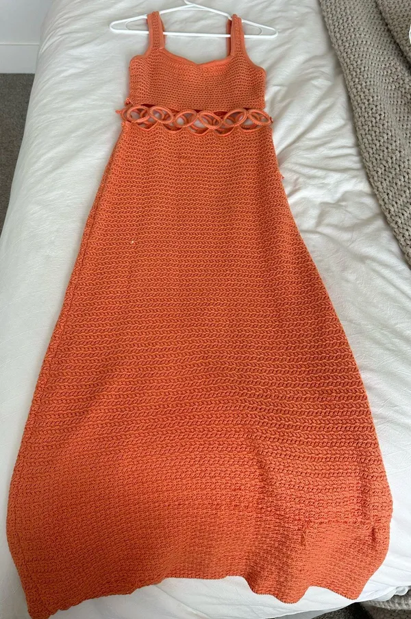 Orange maxi dress - Image 3