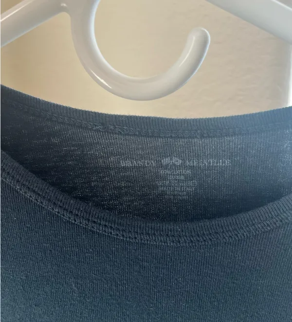 Long Sleeve Brandy Melville Navy Blue - Image 5