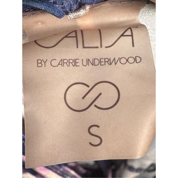 Carrie Underwood Calia strappy back purple lavender floral athletic tank small - Image 5