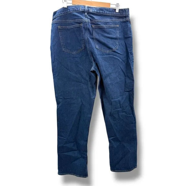 Abercrombie & Fitch NWT 90s Straight Jeans Womens 33 Blue Curve Love‎ Mid Rise - Image 2