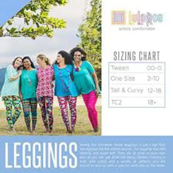 LuLaRoe Blue and White Santa Leggings Size TC2 - Image 7