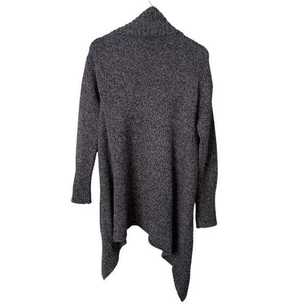 NWT Express Merino Wool Open Front Cardigan Sweater Dark Grey Size Small - Image 2