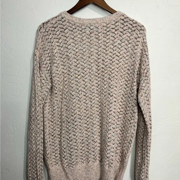 Old Navy Light‎ Brown V-Neck Sweater Size Large Tall - Image 2