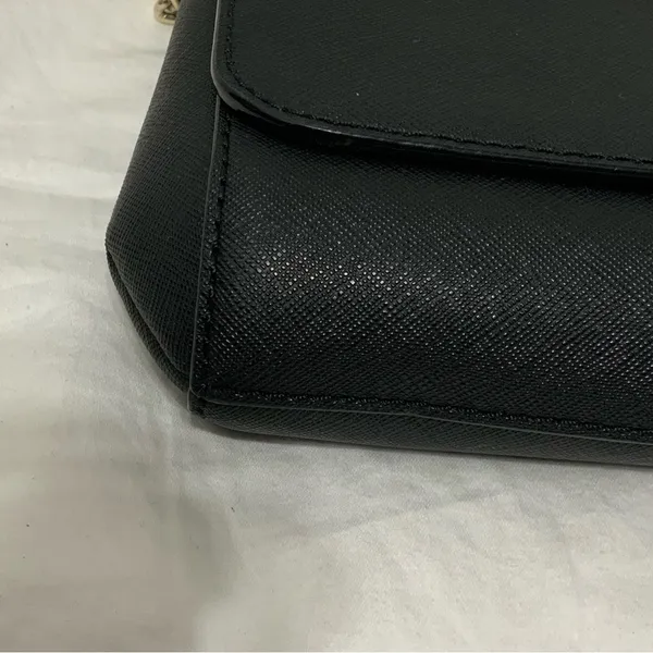 Kate Spade Greer Laurel Way Black and Gold Crossbody Shoulder Purse - Image 5