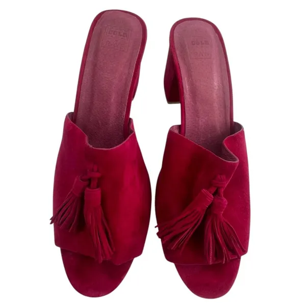 Raye x‎ Stone Cold Fox Calista Sandal in Fuchsia sz 9.5 Suede - Image 3