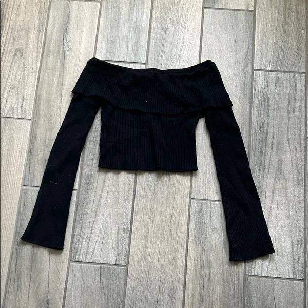Honey Punch Black Ribbed Knitwear - Image 4