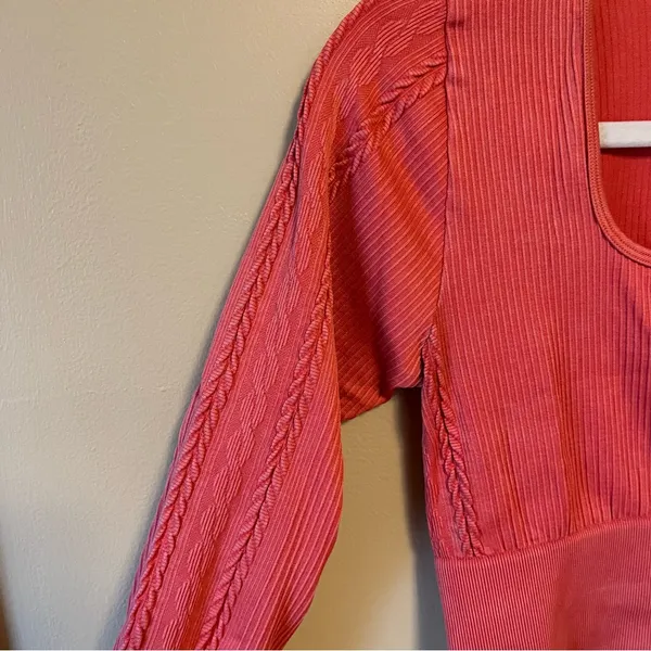 Aerie Watermelon Long Sleeve Crop Top - Image 2