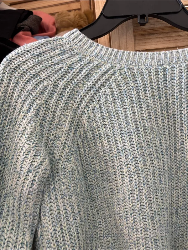 Faded Glory Marled Crewneck Sweater Medium - Image 2