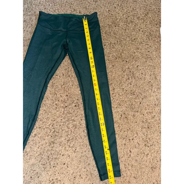 lululemon athletica Green Leggings size 8 - Image 9